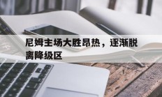 瓦力棋牌入口-尼姆主场大胜昂热，逐渐脱离降级区