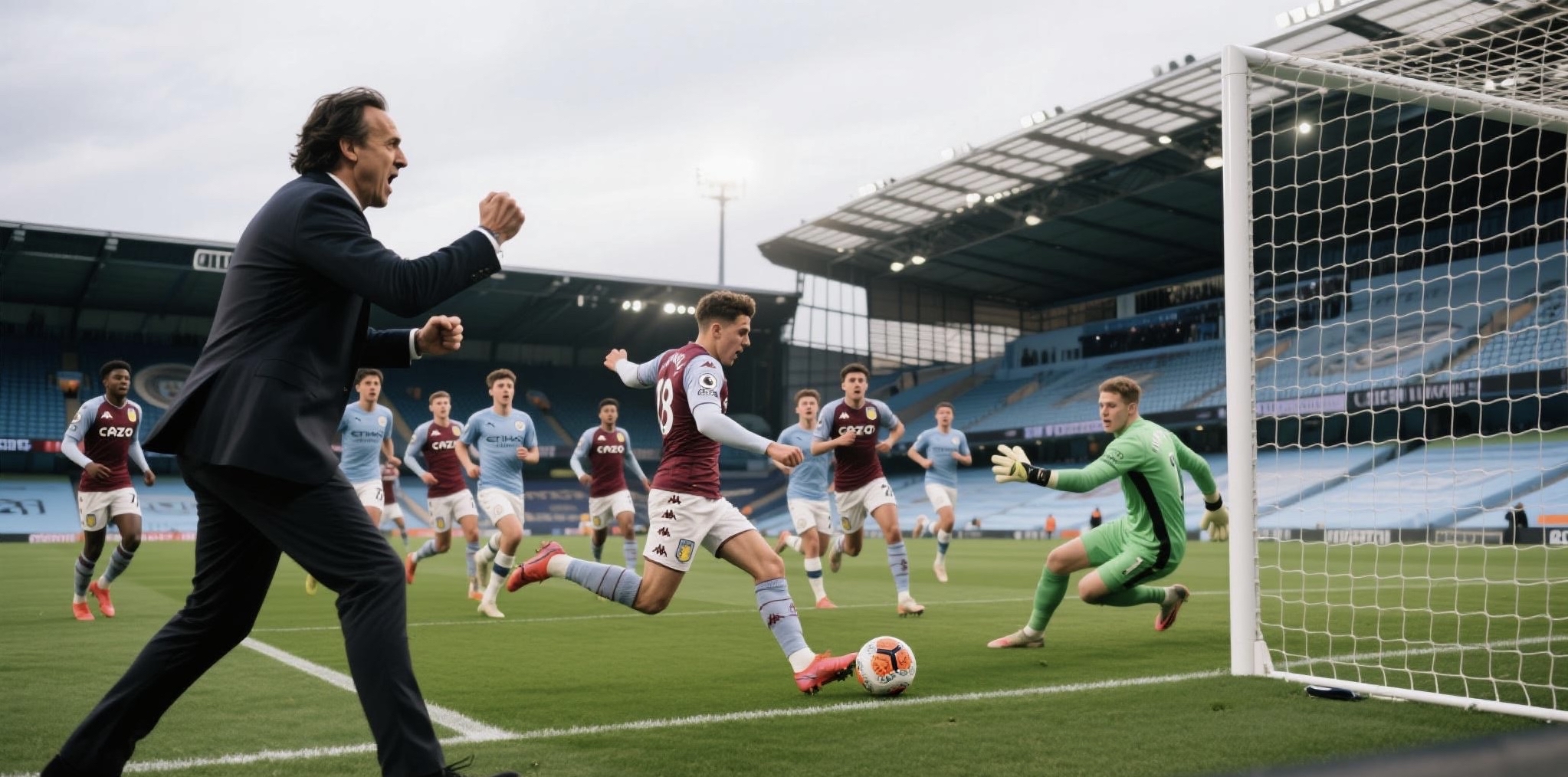 曼城逆转多特蒙德，晋级四强